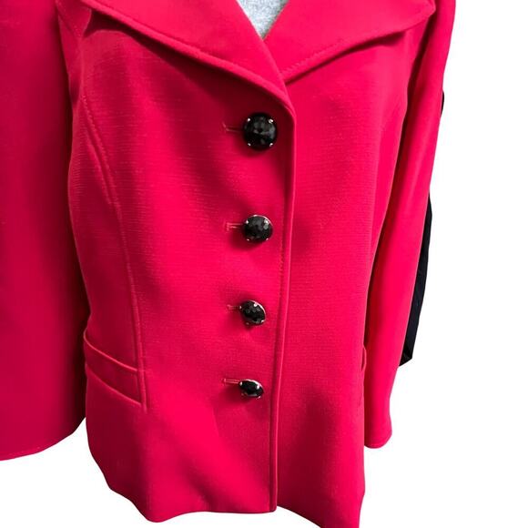 Tahari Blazer Red Size 12 - Picture 6 of 9